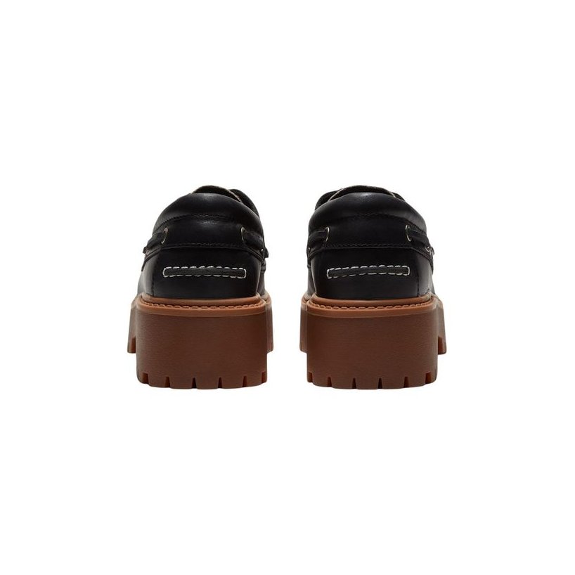 Timberland Leather Platform Loafer — Black, view 5