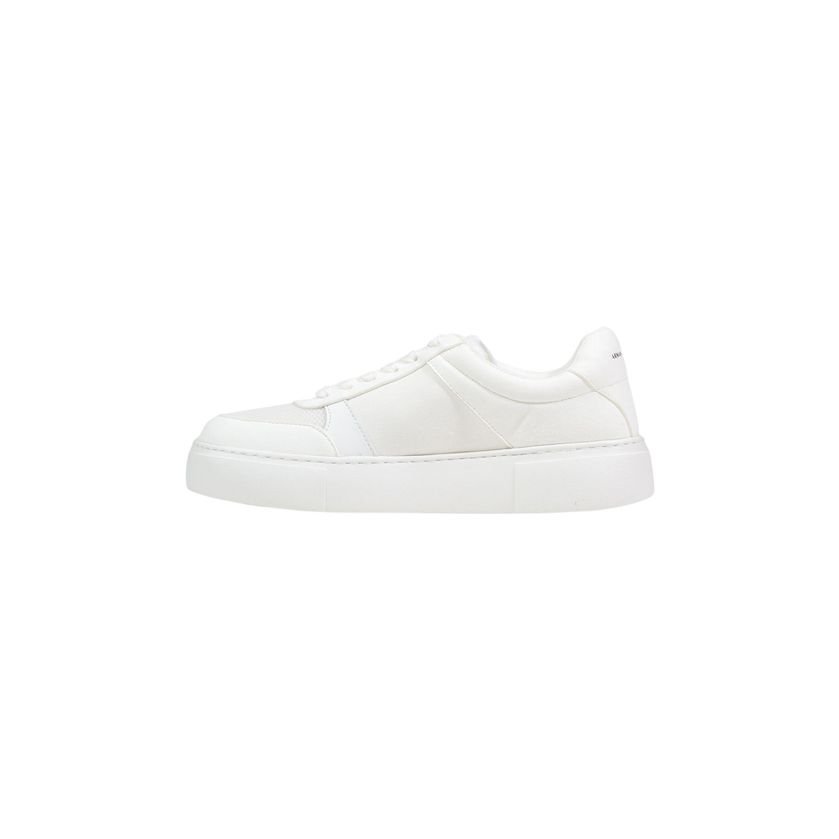 Armani Exchange Logo-Embroidered Polyamide Sneaker — White - EU40/US10, view 3