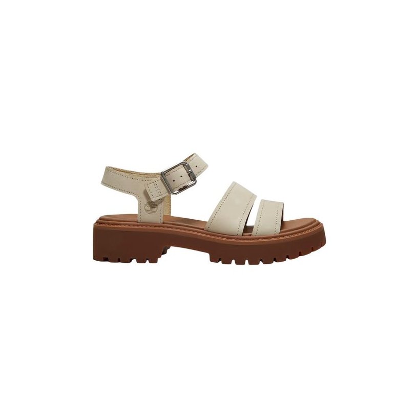 Timberland Leather Platform Sandal — Beige by Timberland