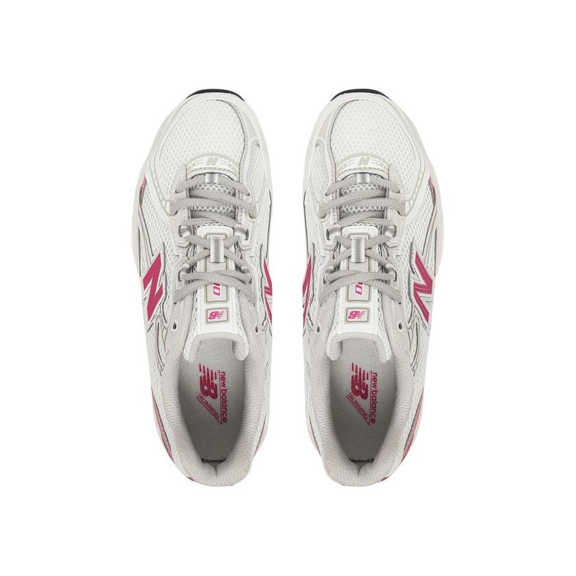 New Balance Synthetic Athletic Sneakers — White, view 5
