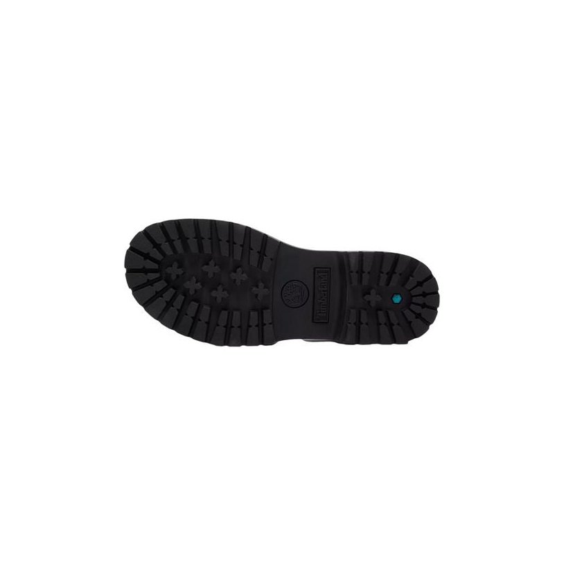 Timberland Leather Platform Sandals — Black, view 3