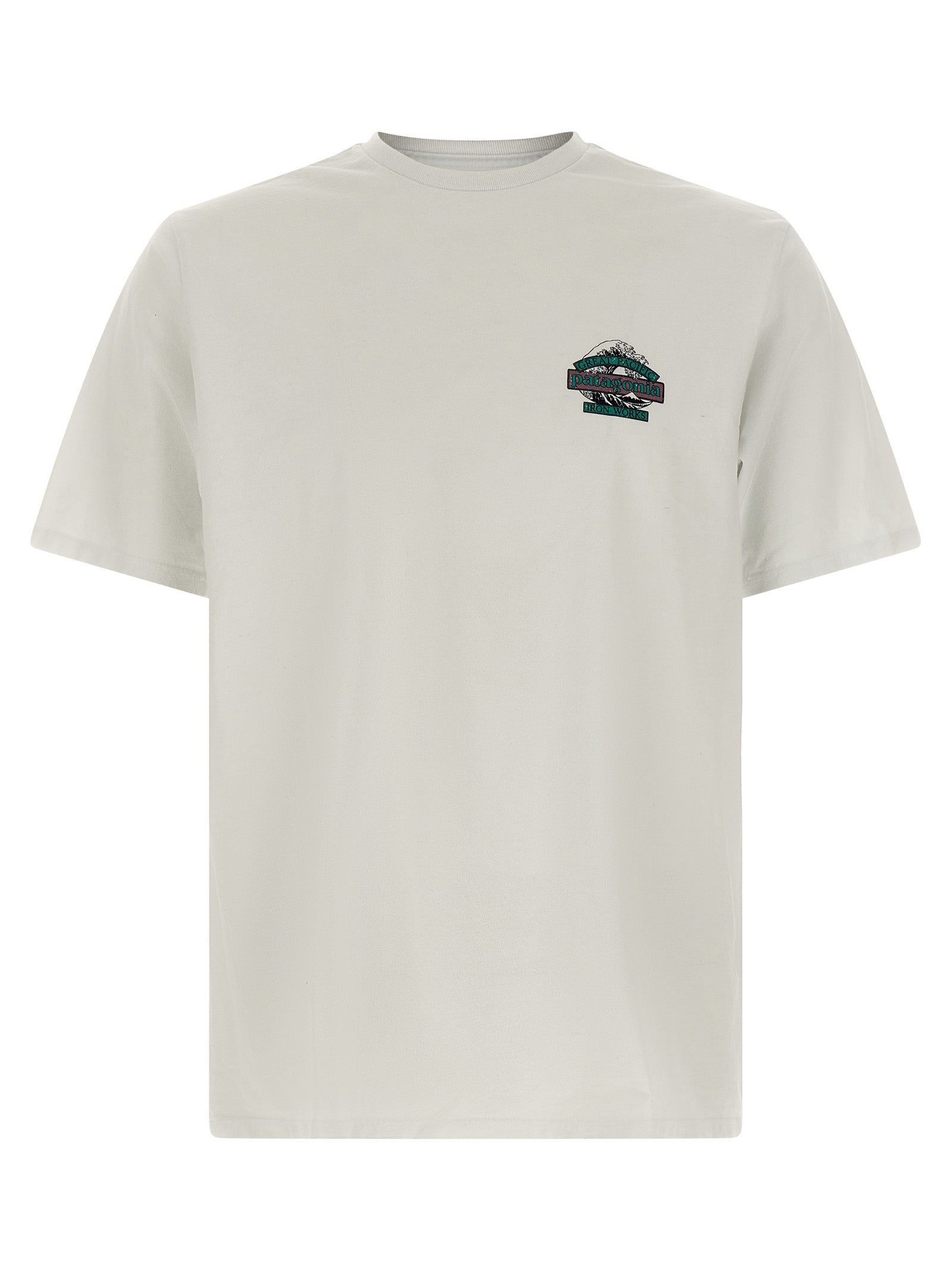 Patagonia Logo-Embroidered Cotton Blend T-Shirt — White by Patagonia