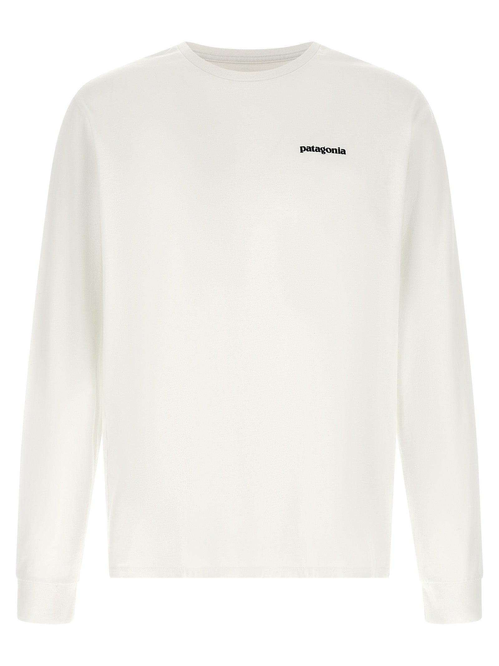Patagonia Logo Cotton Blend Long-Sleeve T-Shirt — White by Patagonia