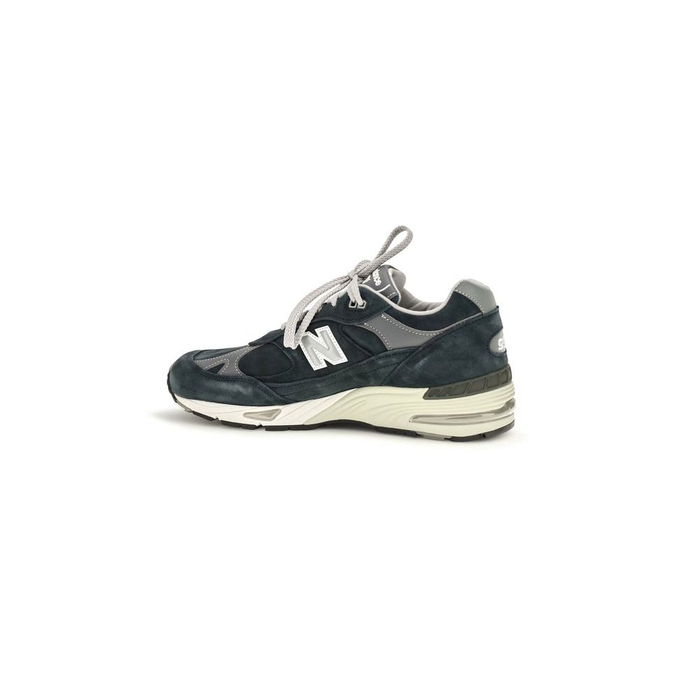 New Balance Suede and Nylon Sneaker — Navy, view 3
