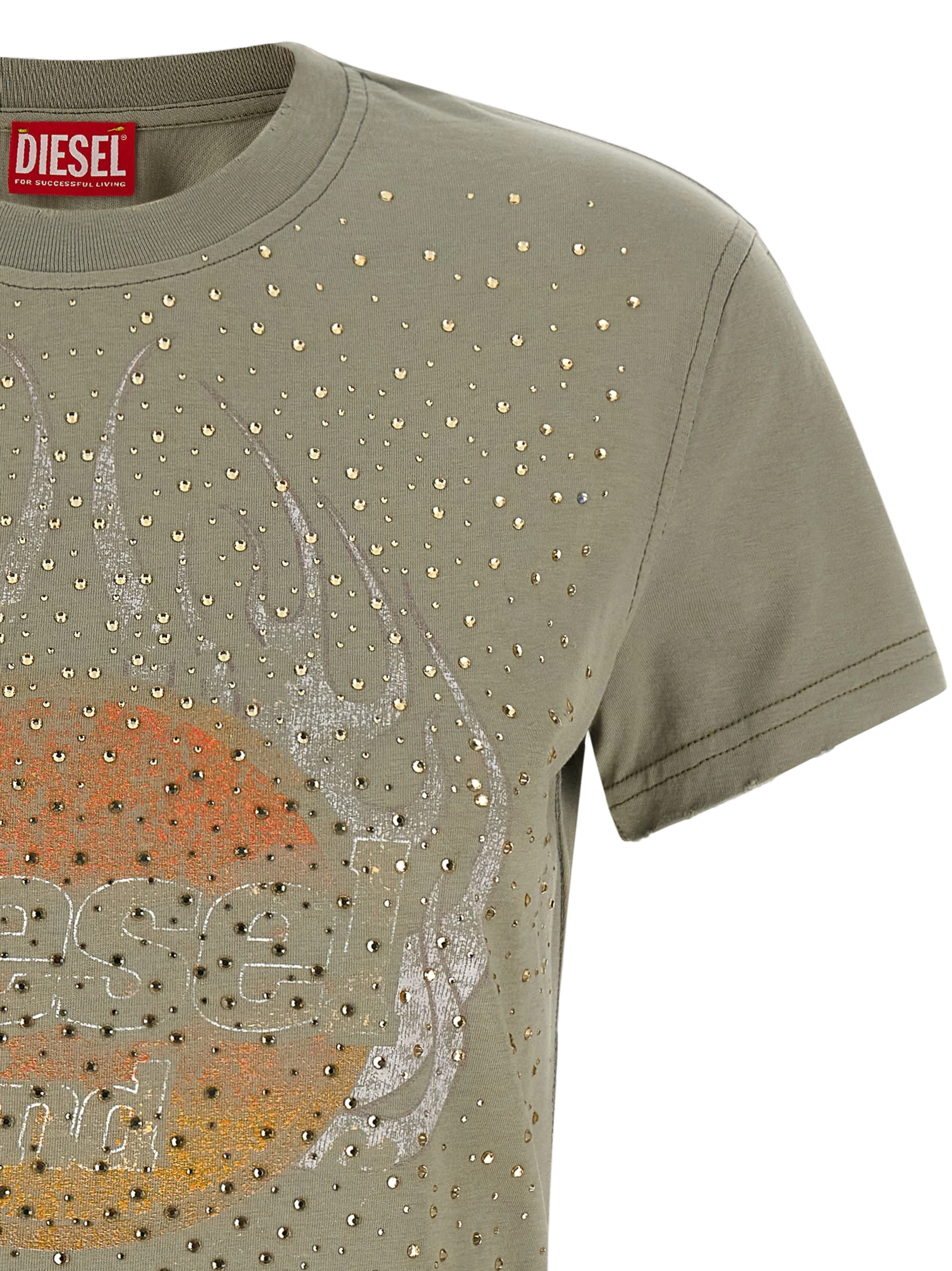 Diesel T-Shirt — Green, view 3
