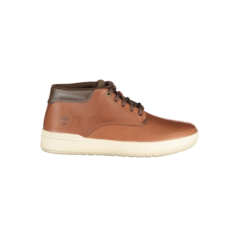 Timberland Lace-Up Leather Boot — Brown by Timberland