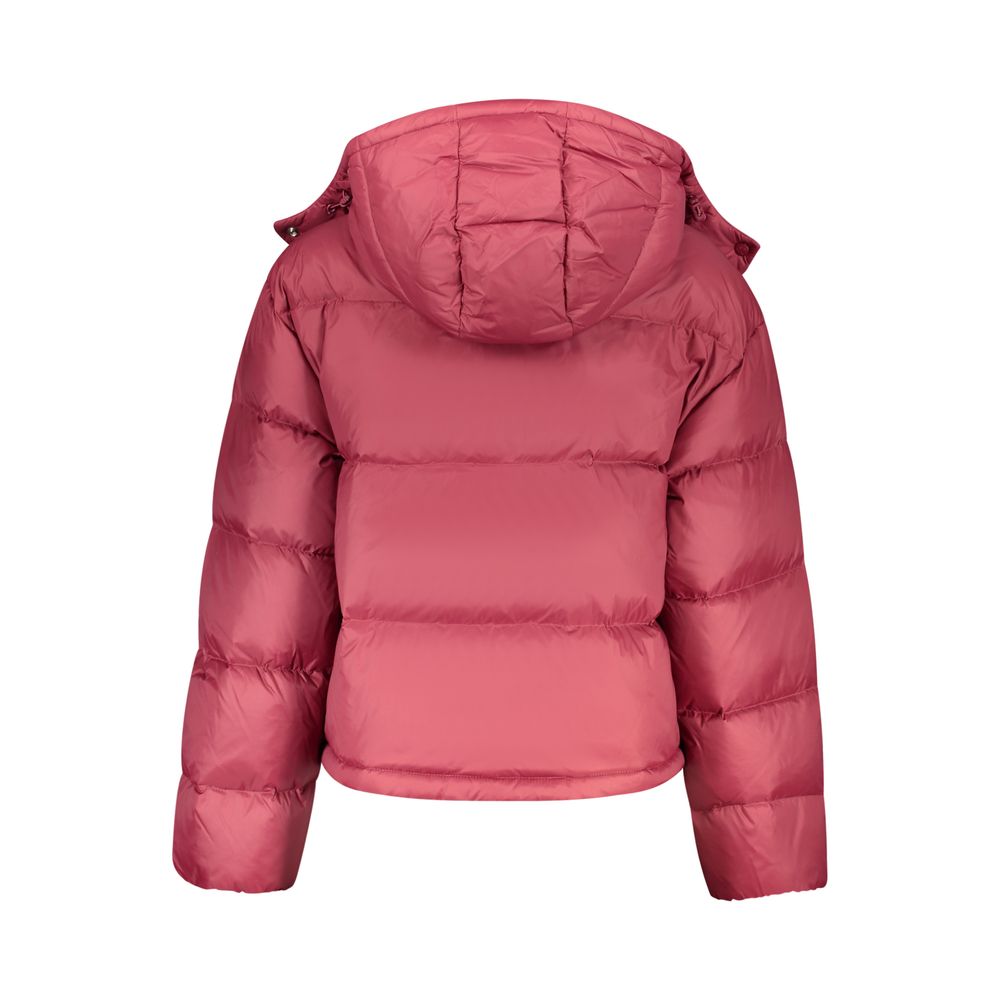 Calvin Klein Recycled Nylon Down Jacket — Pink, view 3