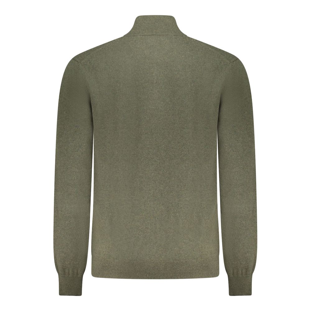 Timberland Half-Zip Wool Sweater — Green, view 2