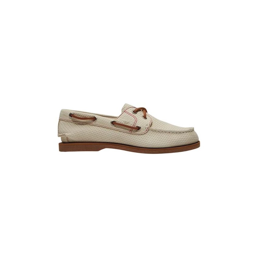 Timberland Woven Leather Loafer — Beige by Timberland