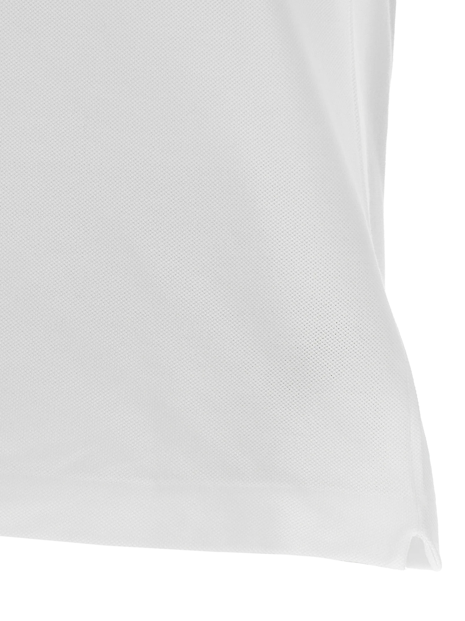 Lacoste Cotton Piqué Polo Shirt — White, view 4