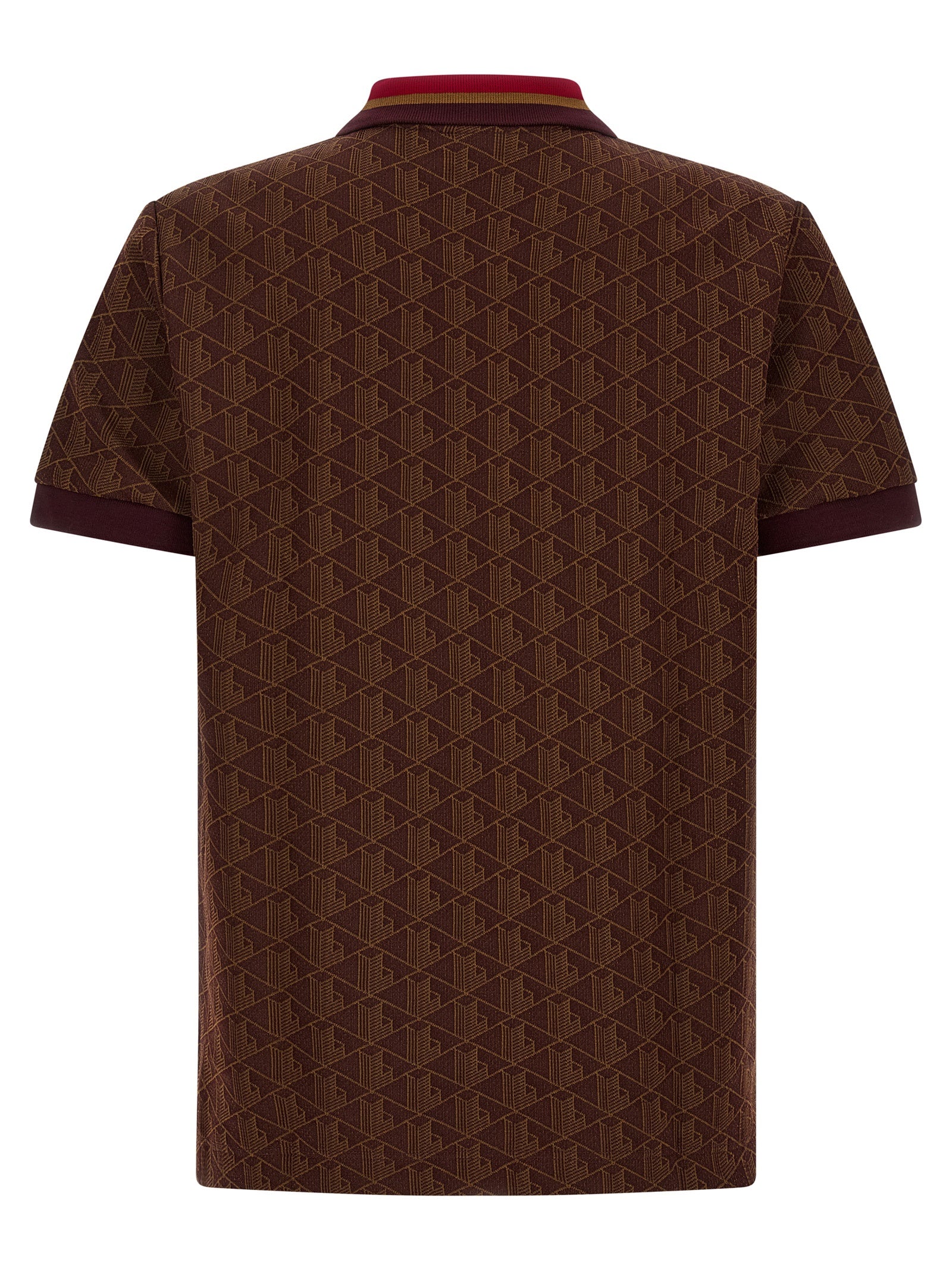 Lacoste Paris Polo Shirt — Brown, view 2