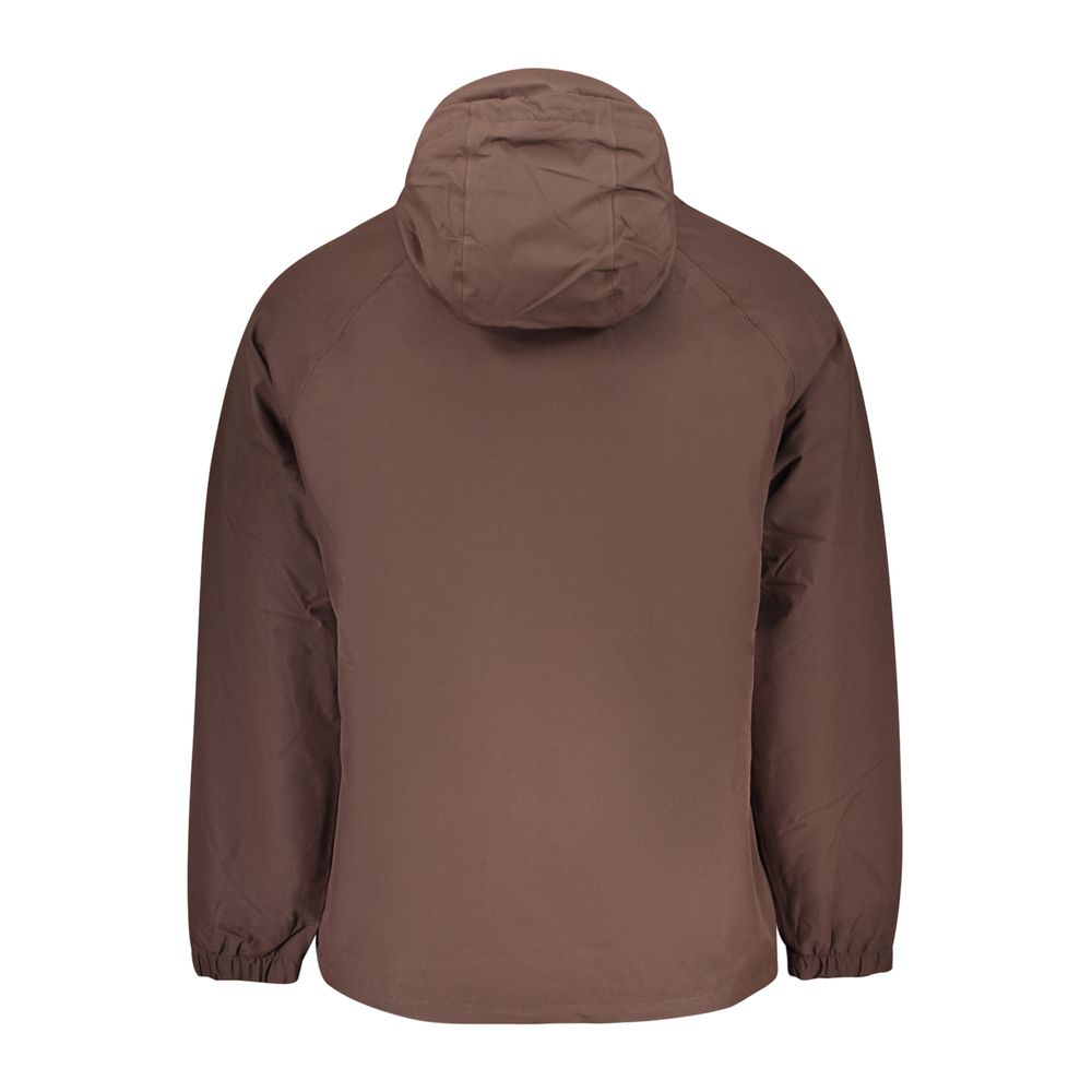 Timberland Hooded Polyester Jacket — Brown, view 2