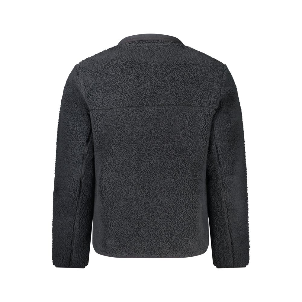 Napapijri Fleece Jacket — Black, view 2