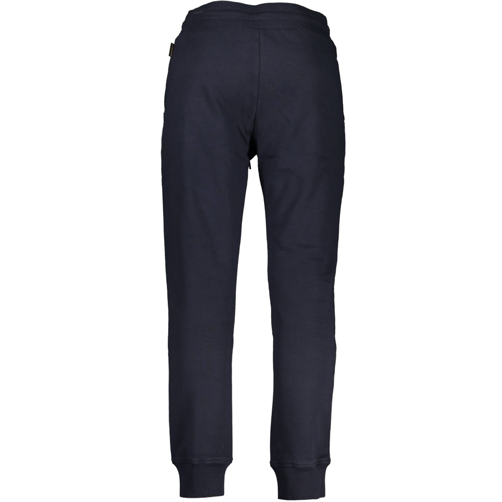 Napapijri Cotton Fleece Joggers — Blue, view 3