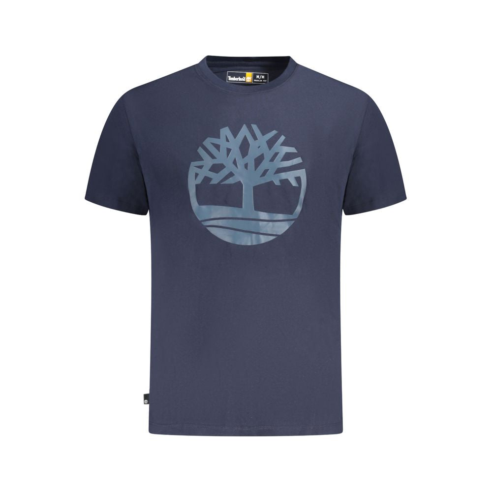 Timberland Logo-Print Cotton T-Shirt — Navy by Timberland