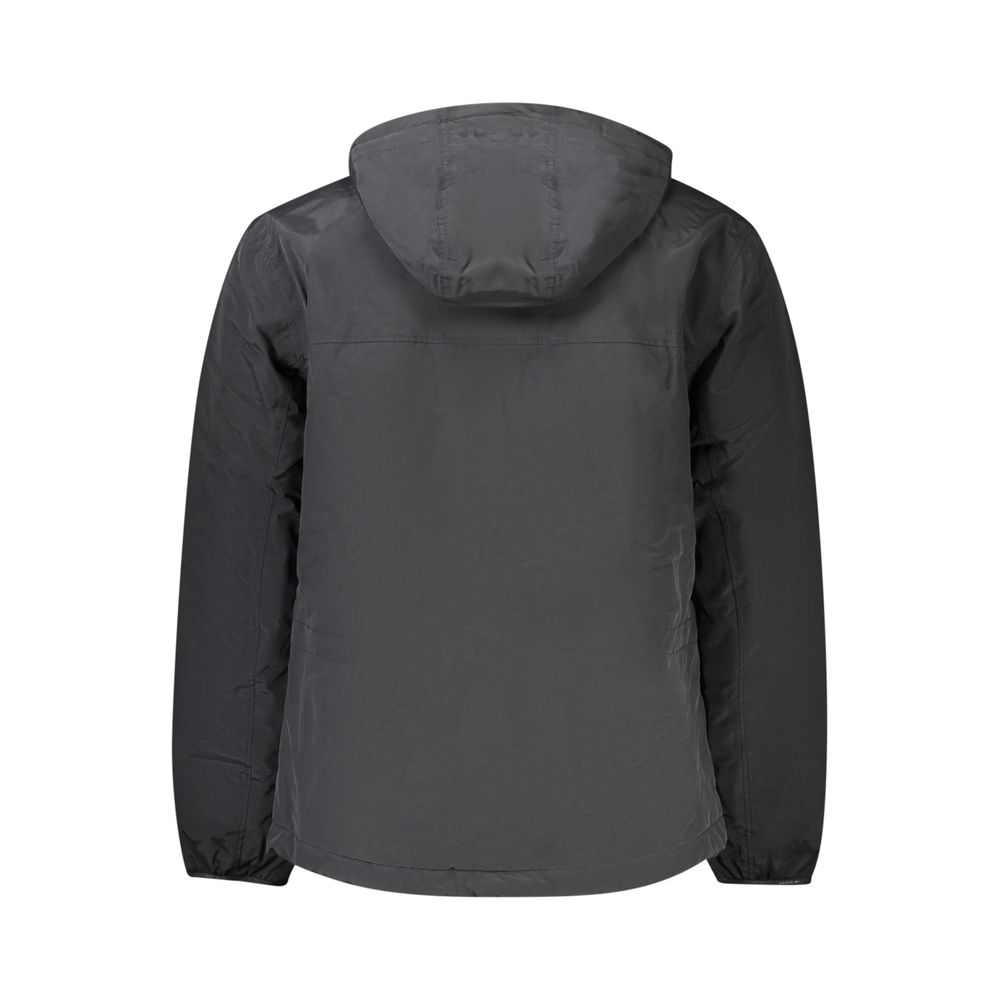 Napapijri Recycled Polyamide Hooded Jacket — Black, view 2