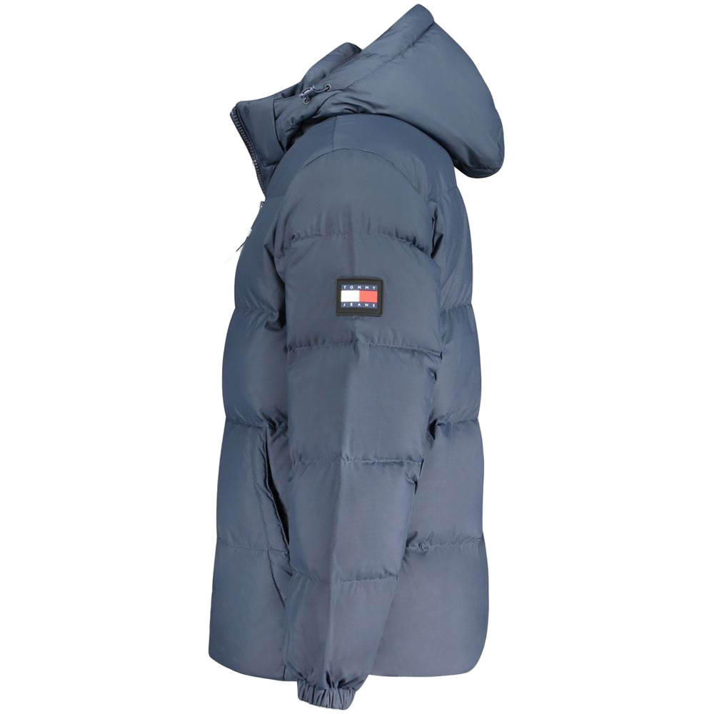 Tommy Hilfiger Removable Hood Down Jacket — Blue, view 3