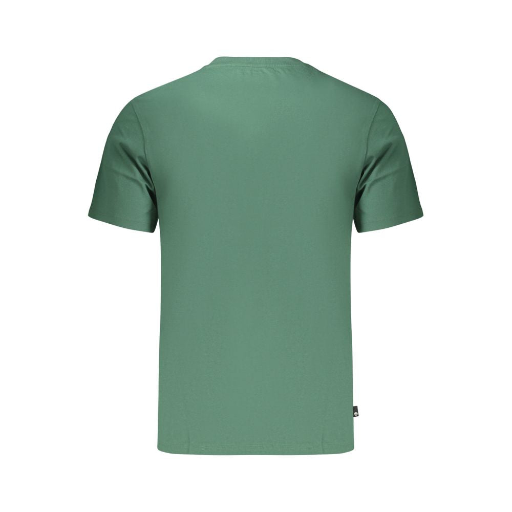 Timberland Logo-Print Cotton T-Shirt — Green, view 2