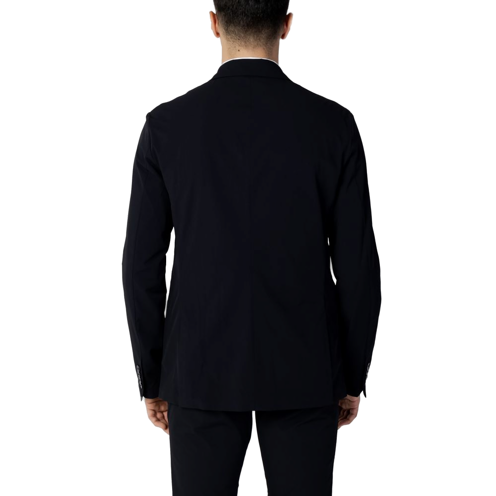 Armani Exchange Pure Cotton Blazer — Blue, view 2