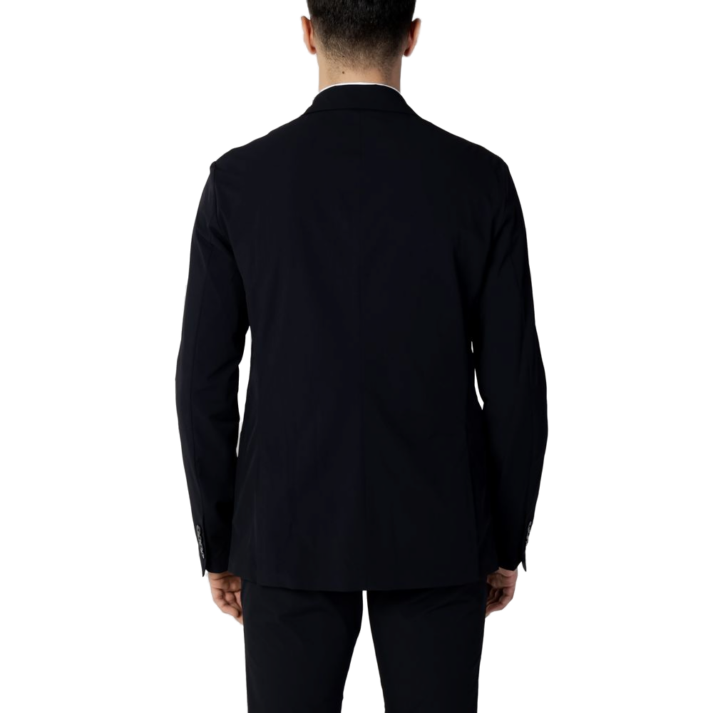Armani Exchange Pure Cotton Blazer — Blue, view 5