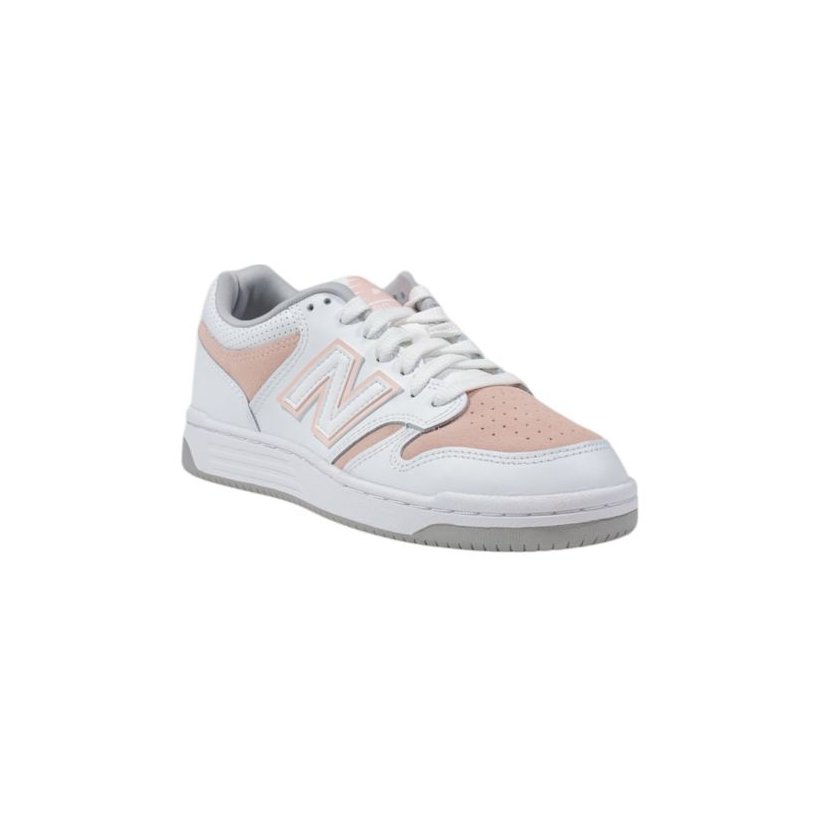 New Balance Leather and Textile Sneakers — Pink, view 2