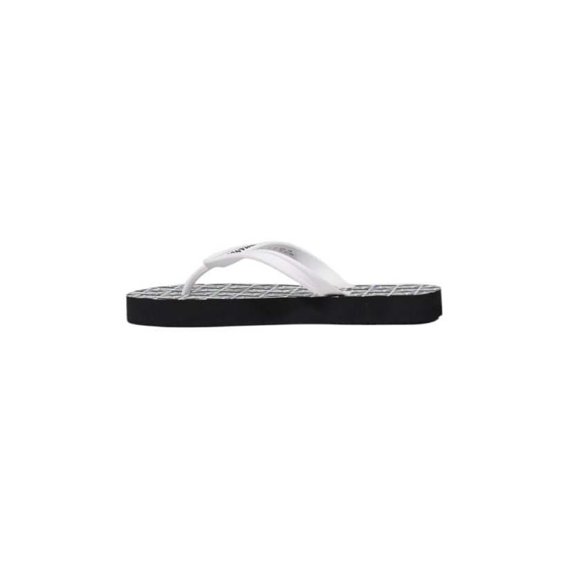 Armani Exchange Rubber Flip-Flop Sandals — Black, view 3