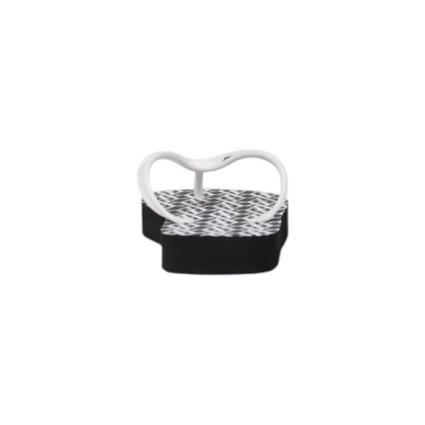 Armani Exchange Rubber Flip-Flop Sandals — Black, view 4
