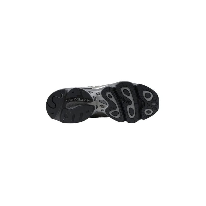 New Balance Silver Synthetic Athletic Sneakers — Silver, view 5
