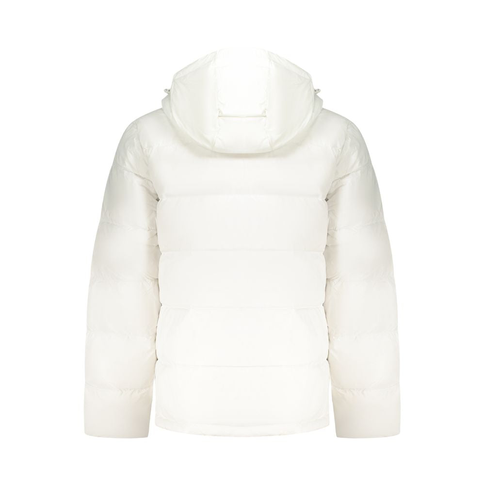 Calvin Klein Recycled Nylon with Removable Hood Down Jacket — White, view 2