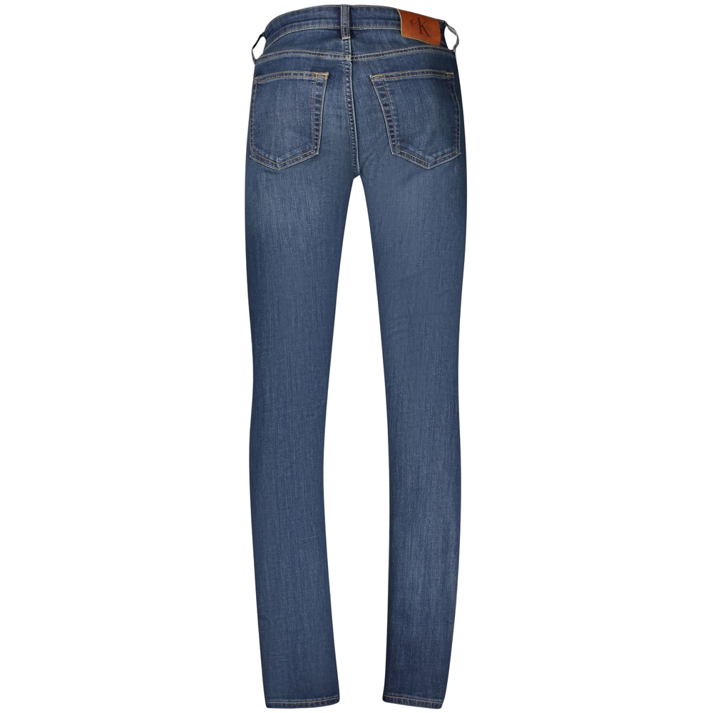 Calvin Klein Slim-Taper Cotton Jeans — Blue, view 2