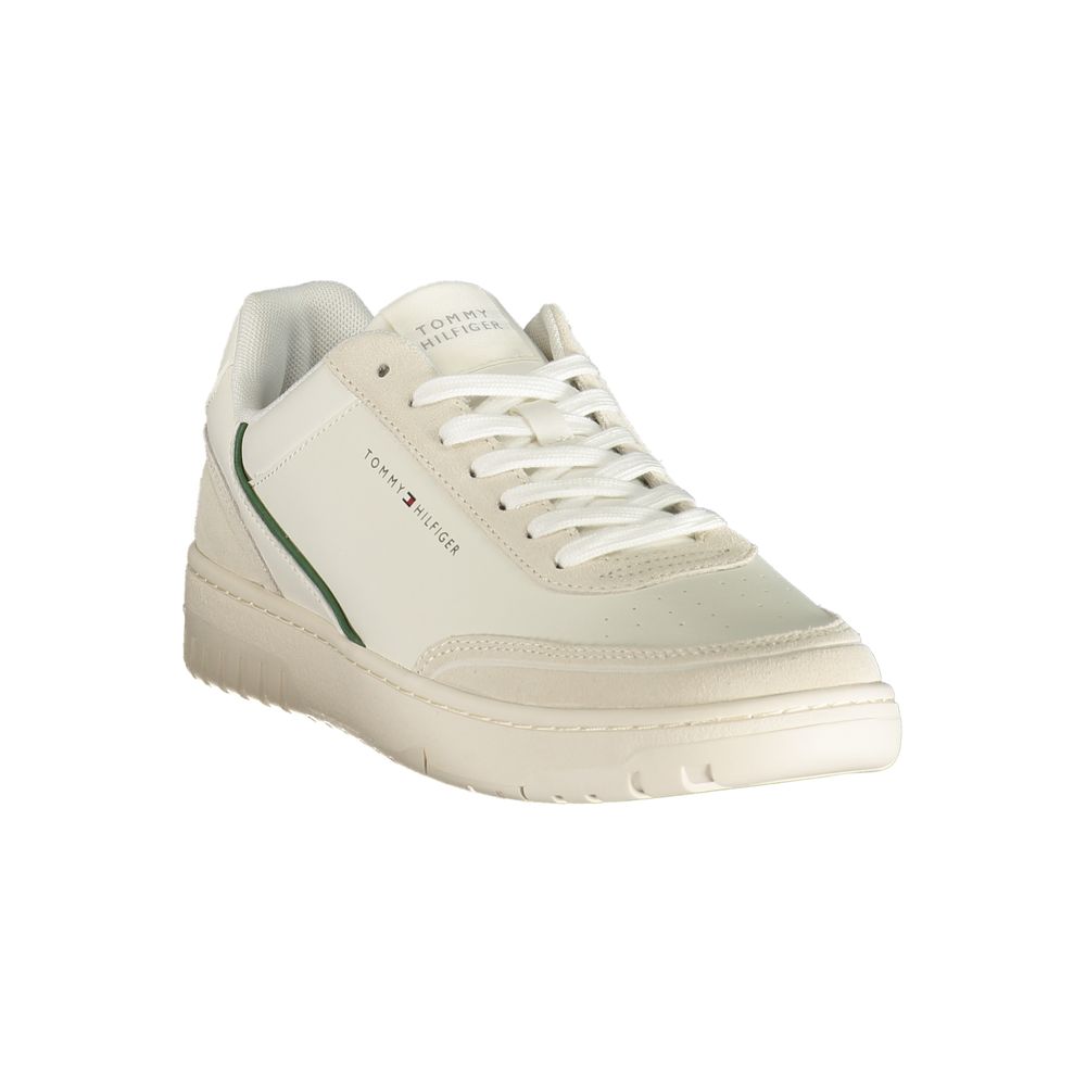 Tommy Hilfiger Color-Block Canvas Sneaker — White, view 2