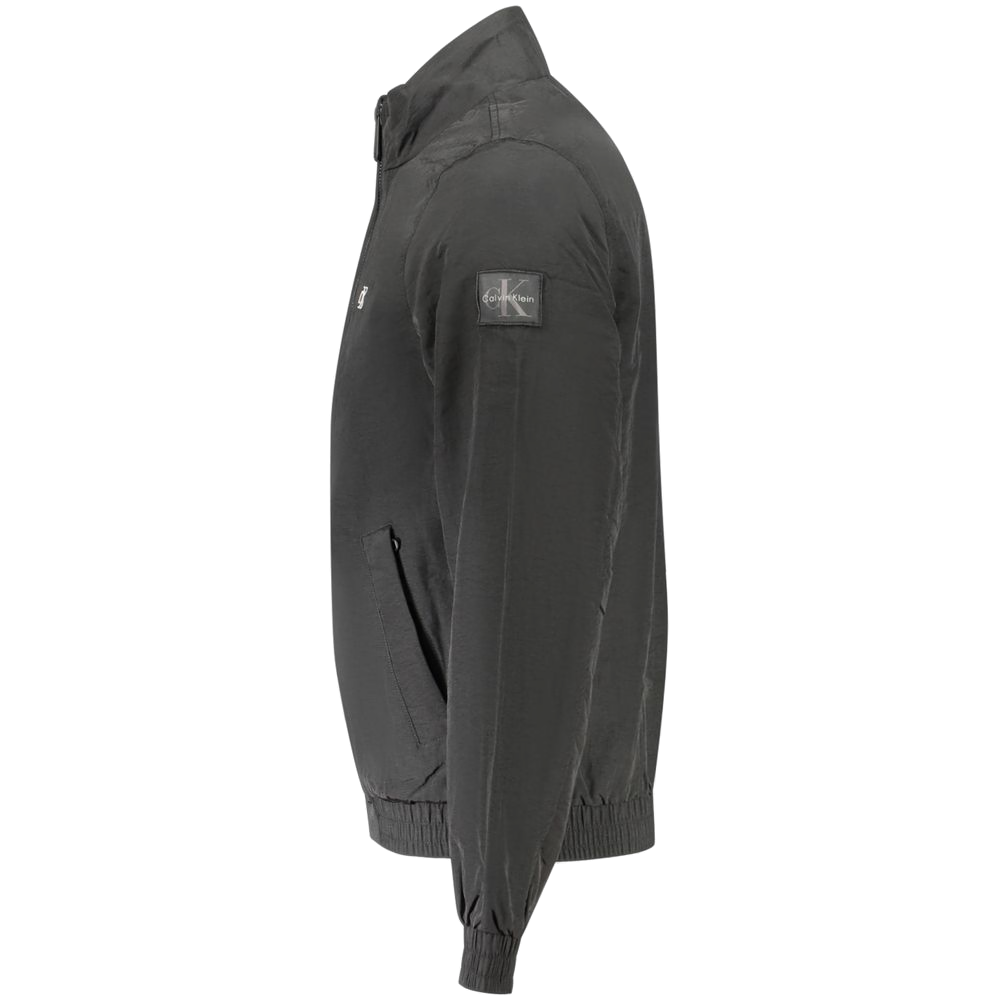Calvin Klein Water-Repellent Polyamide Jacket — Black, view 3
