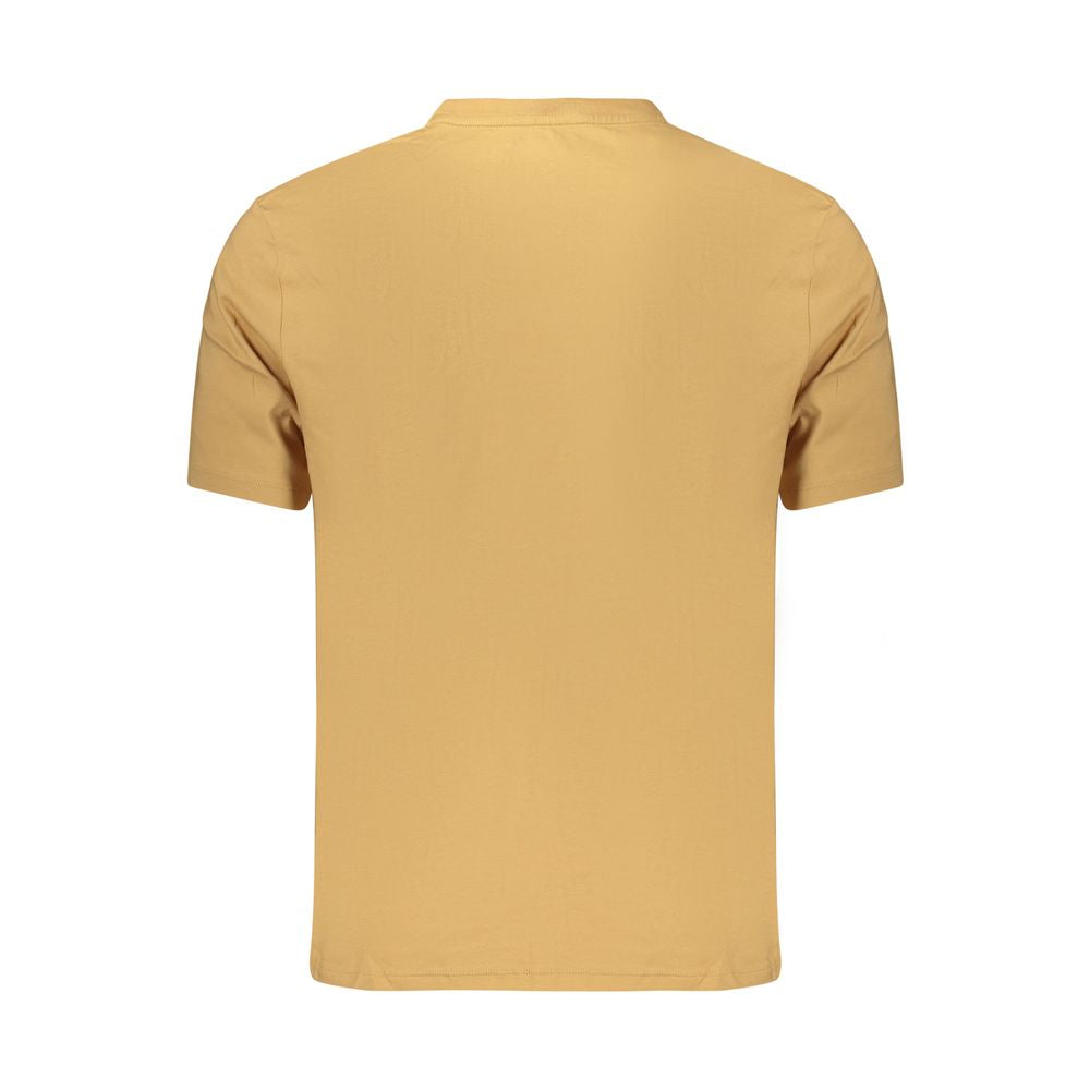 Timberland Logo-Embroidered Cotton T-Shirt — Brown, view 2