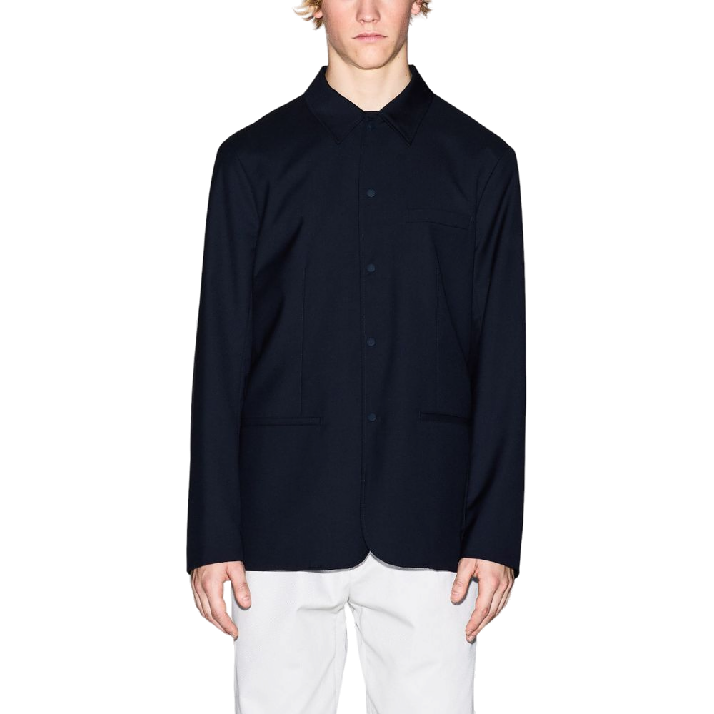 Armani Exchange Polyester Blend Blazer — Black by Armani Exchange