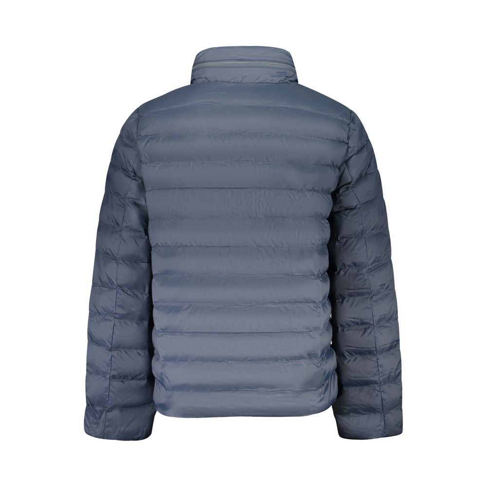 Calvin Klein Removable Hood Down Jacket — Blue, view 2