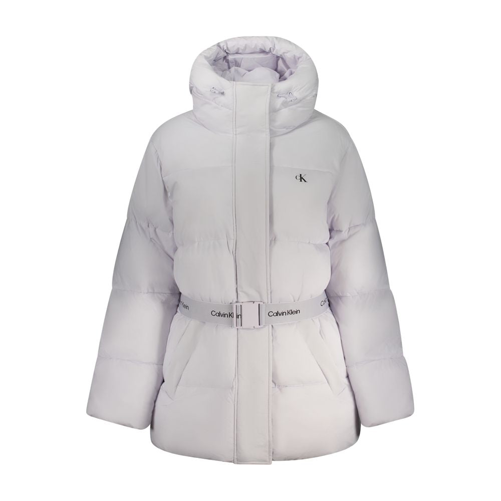 Calvin Klein Quilted Nylon Jacket — Purple by Calvin Klein