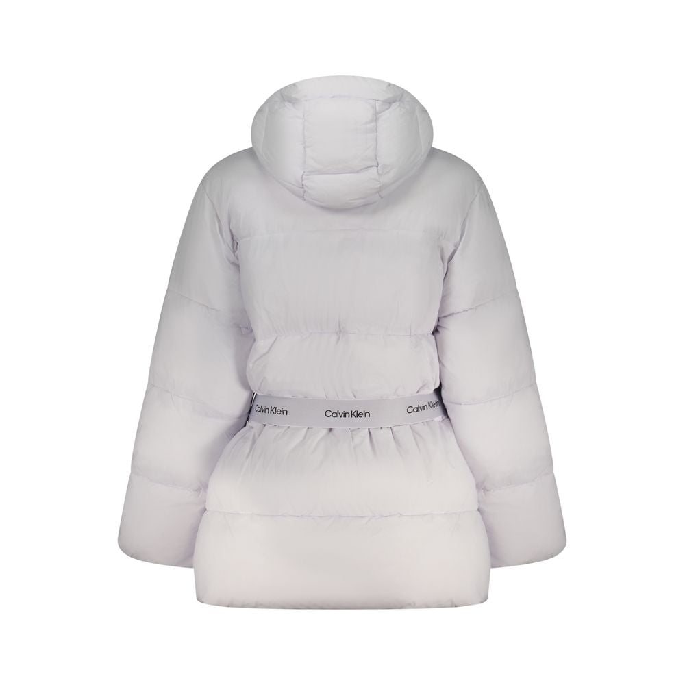 Calvin Klein Quilted Nylon Jacket — Purple, view 2
