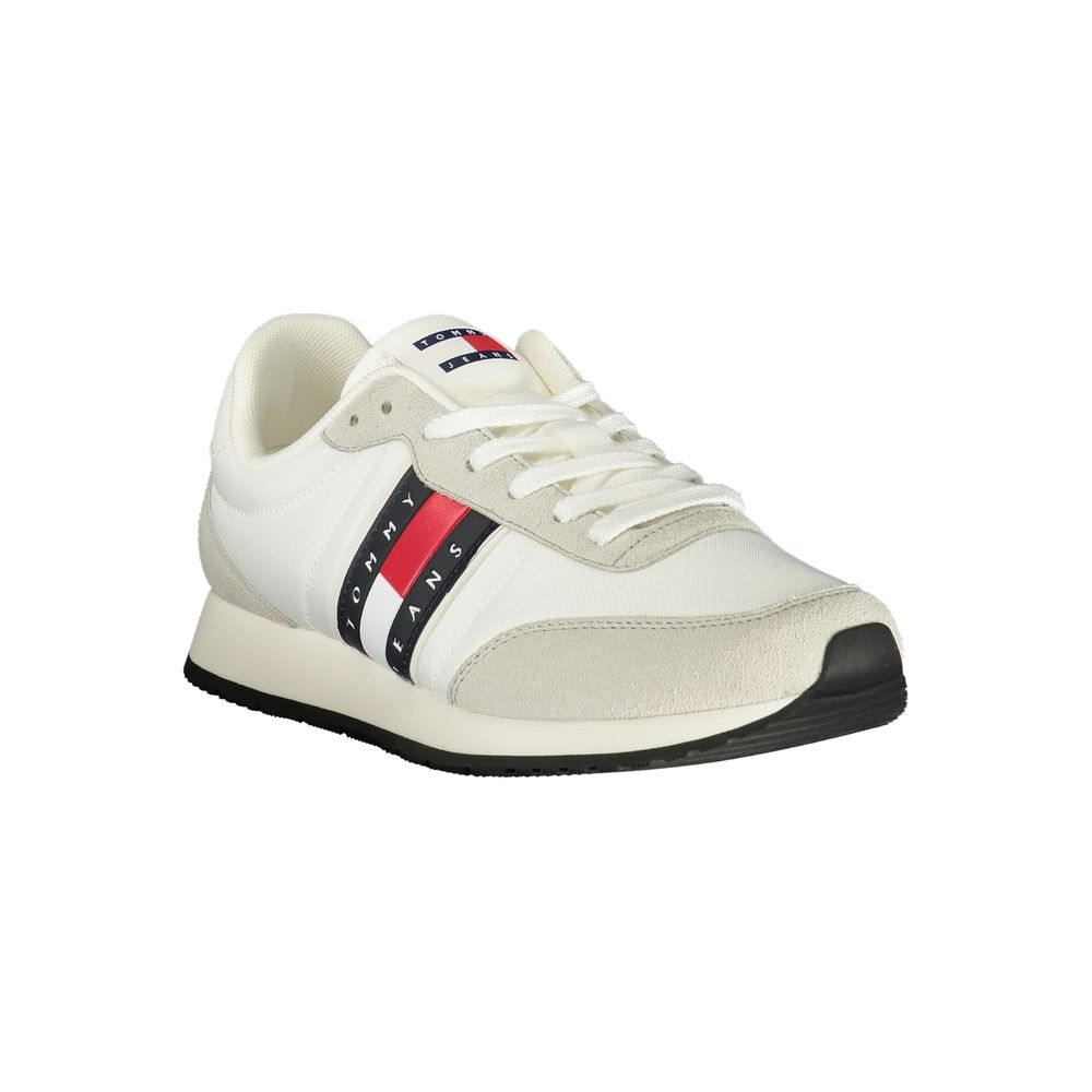 Tommy Hilfiger Logo-Striped Sneaker — White, view 2