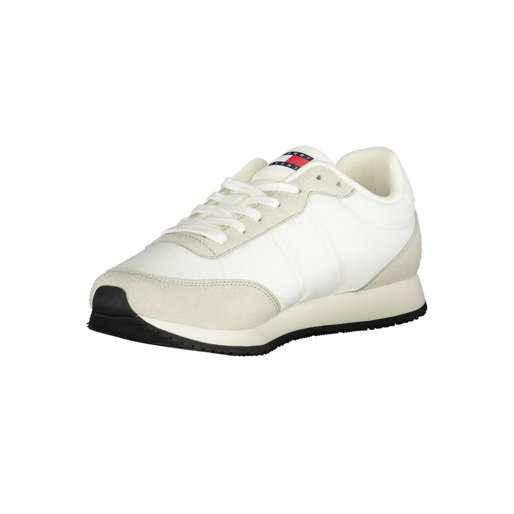 Tommy Hilfiger Logo-Striped Sneaker — White, view 3