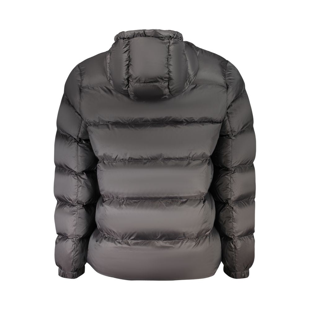 Calvin Klein Recycled Nylon Hood Down Jacket — Black, view 2