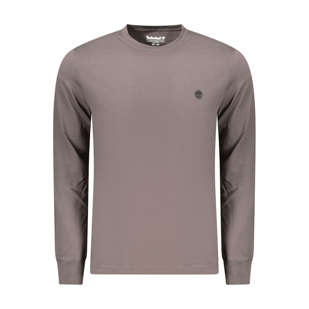 Timberland Long-Sleeved Cotton T-Shirt — Black by Timberland