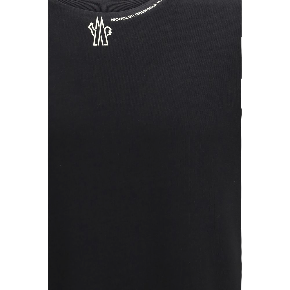 Moncler Grenoble Cotton T-Shirt — Black, view 3