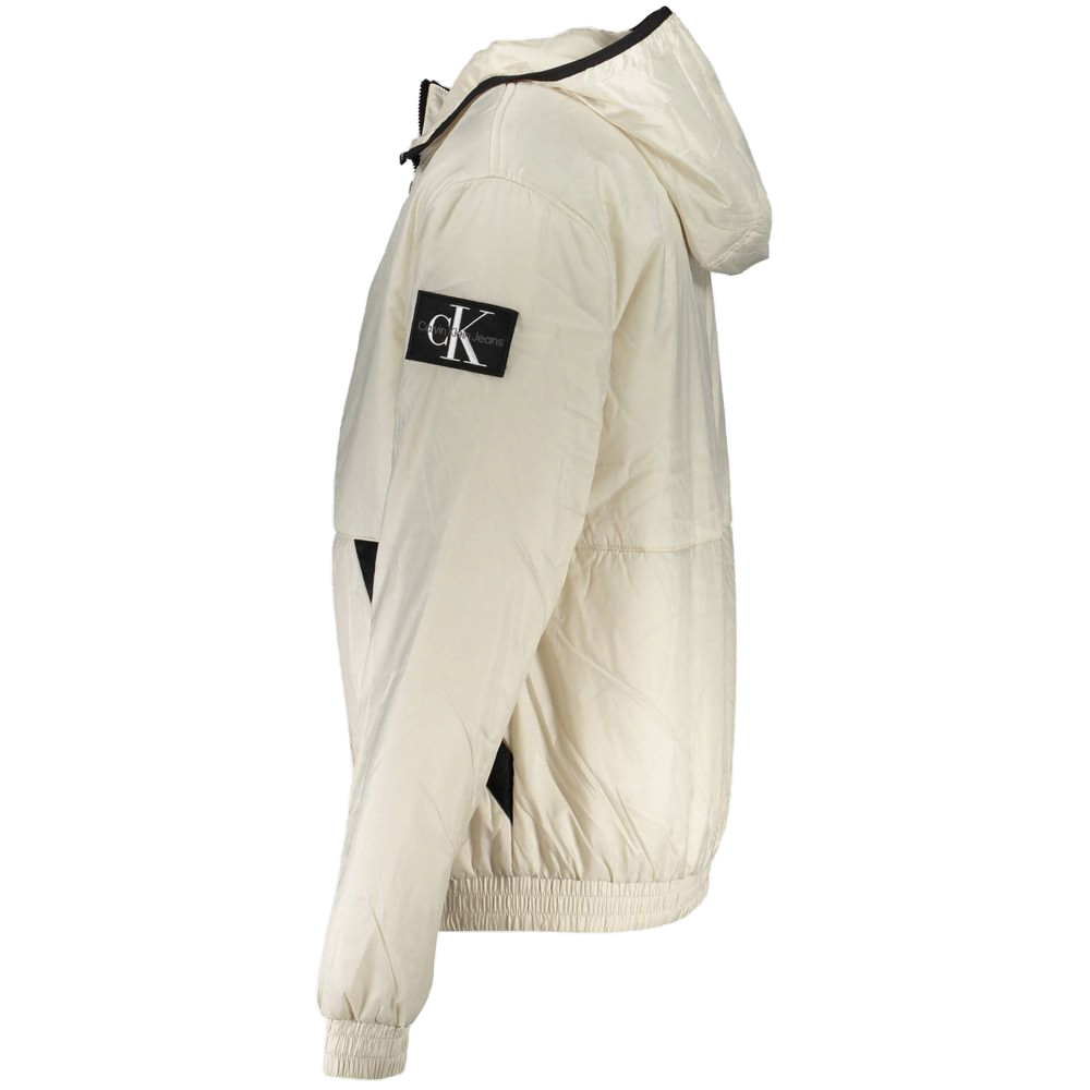 Calvin Klein Recycled Polyester Jacket — Beige, view 2