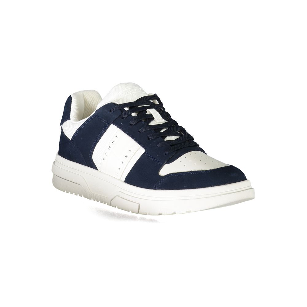 Tommy Hilfiger Colour-Block Low-Top Sneaker — Blue, view 2