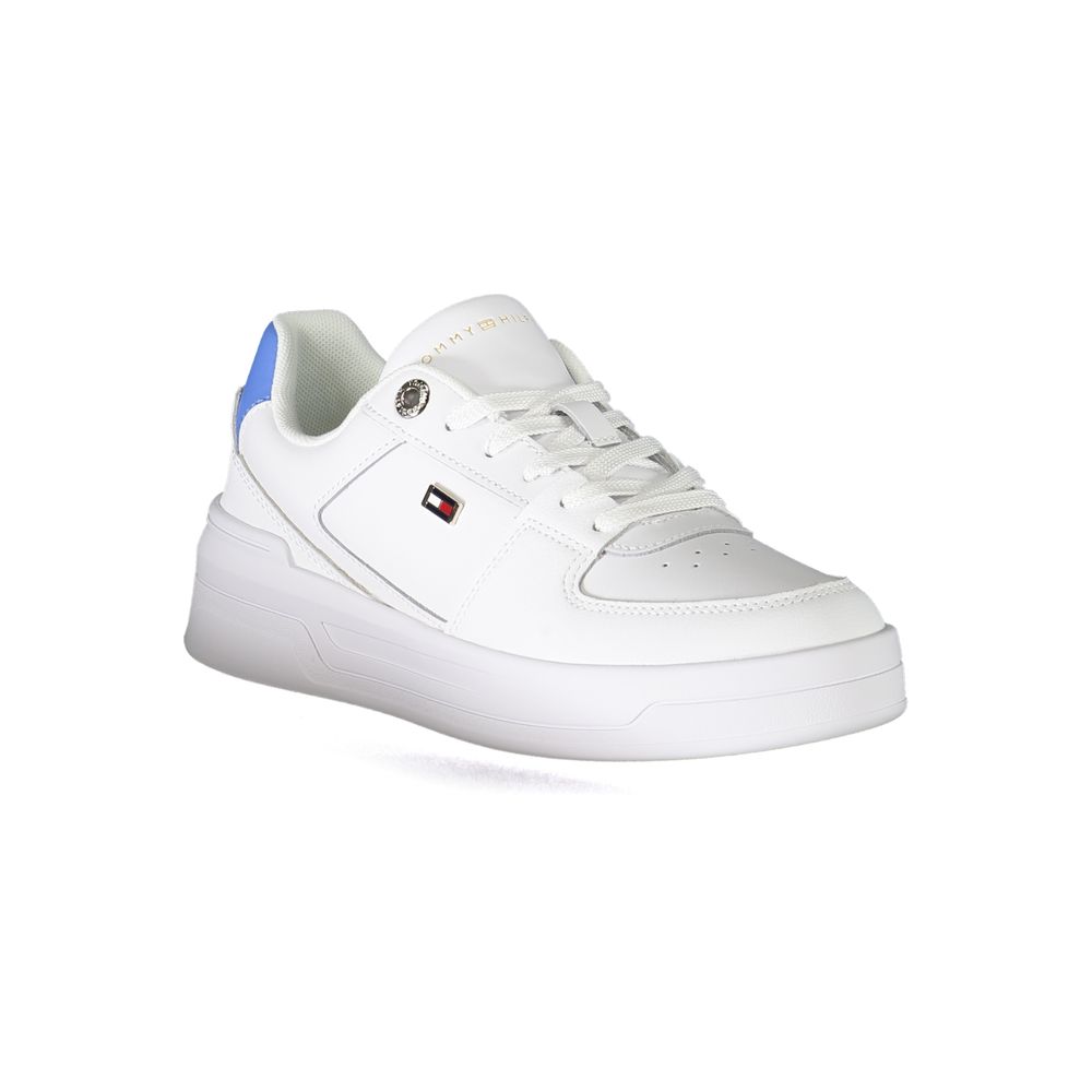 Tommy Hilfiger Leather Sneaker — White, view 2