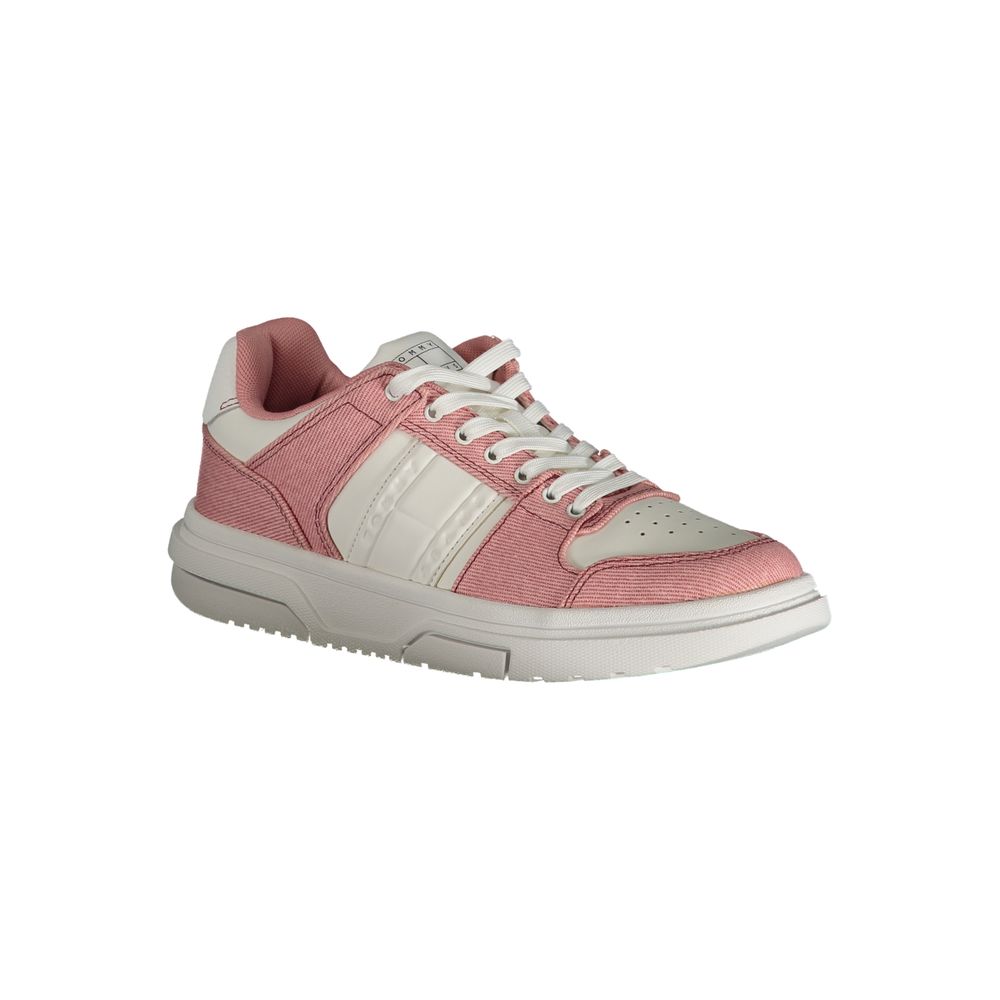 Tommy Hilfiger Colorblock Mesh & Leather Sneaker — Pink, view 2
