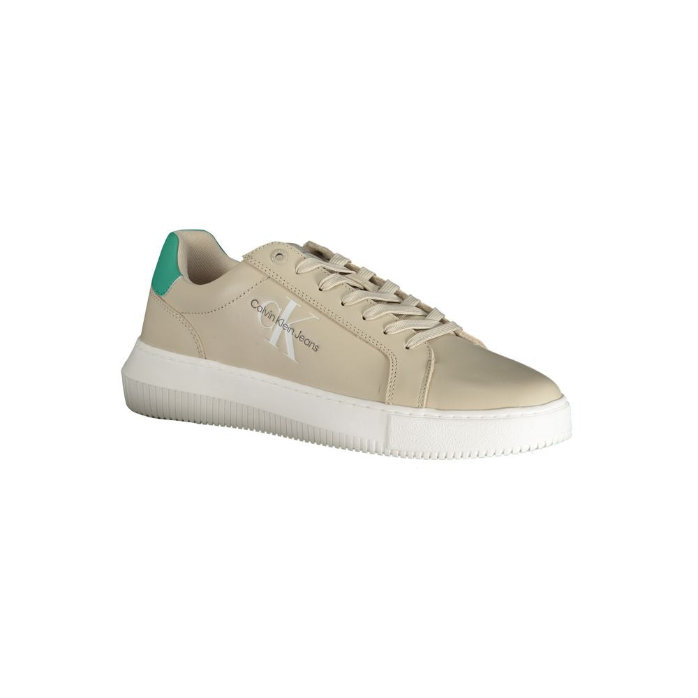 Calvin Klein Recycled Material Sneaker — Beige, view 2