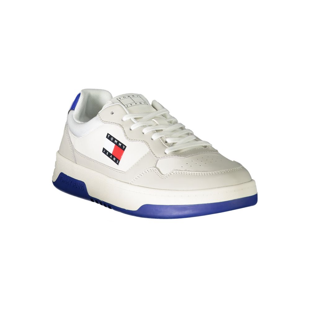 Tommy Hilfiger Leather and Polyurethane Sneaker — White, view 2