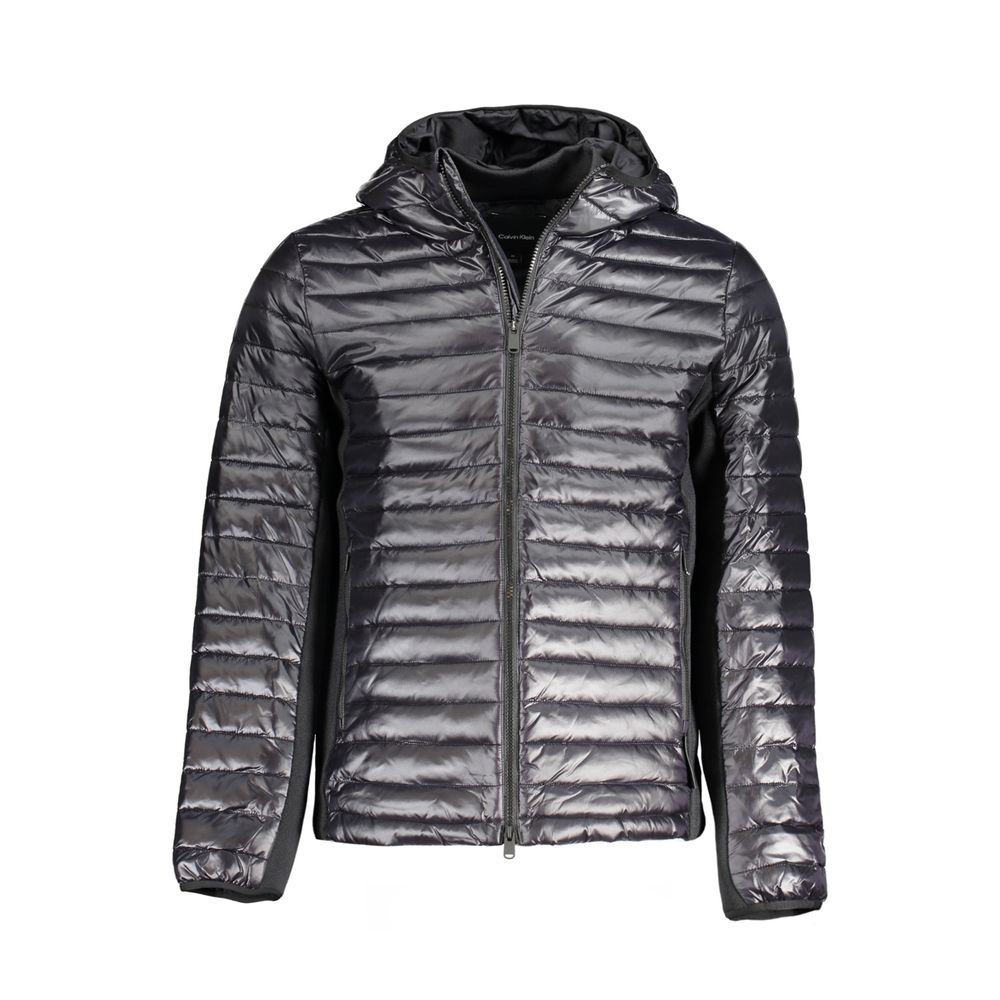 Calvin Klein Quilted Nylon Down Jacket — Black by Calvin Klein