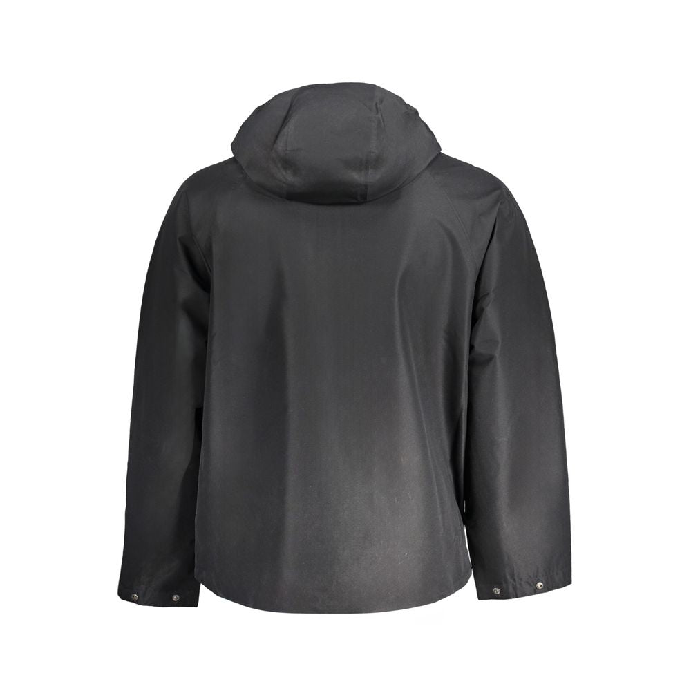 Calvin Klein Hooded Polyester Jacket — Black, view 2